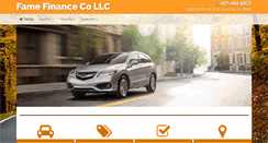 Desktop Screenshot of famefinance.com